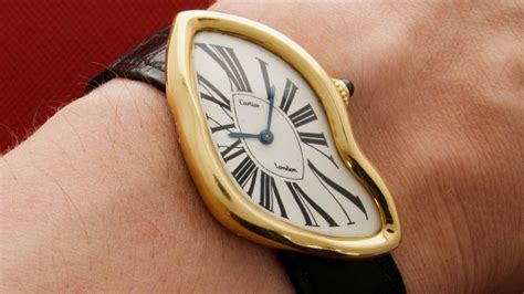 montre salvador dali cartier|cartier crash watch cost.